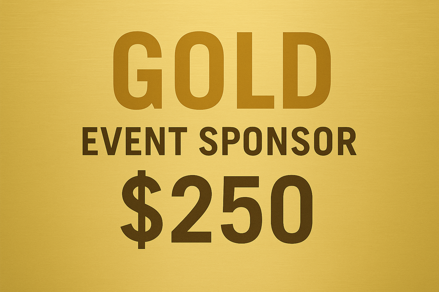 Gold Sponsor badge