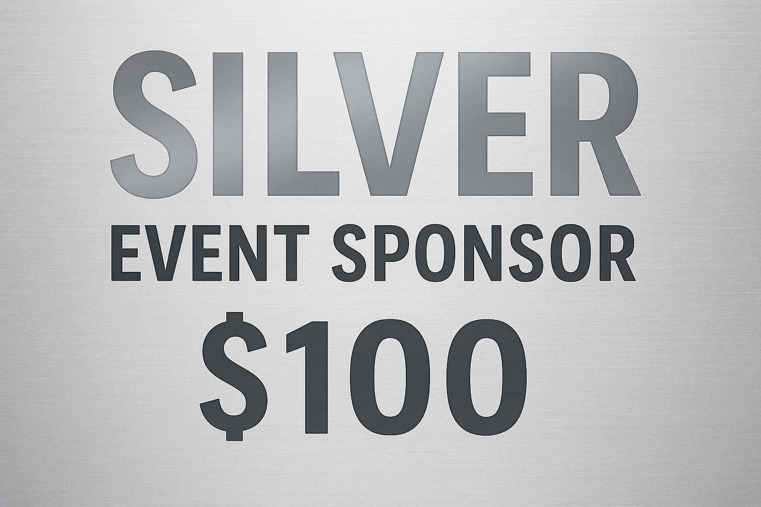 Silver Sponsor badge